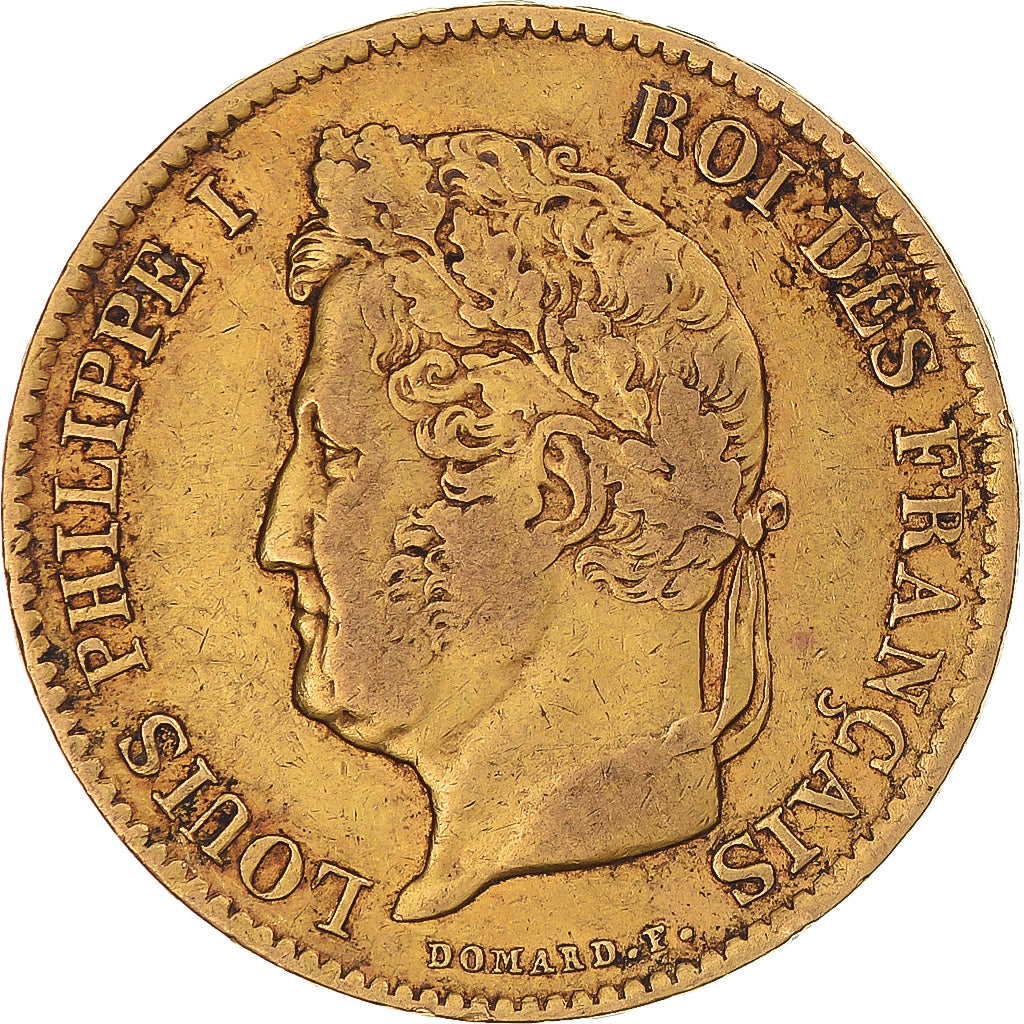 Coin, France, Louis-Philippe, 40 Francs, 1834, Paris, EF(40-45), Gold, KM:747.1