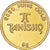 India, Medal, Lakshmi, Tanishq, 8 g pure gold, MS(60-62), Gold