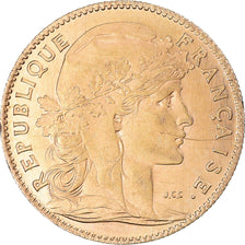 Coin, France, Marianne, 10 Francs, 1907, Paris, AU(55-58), Gold, KM:846
