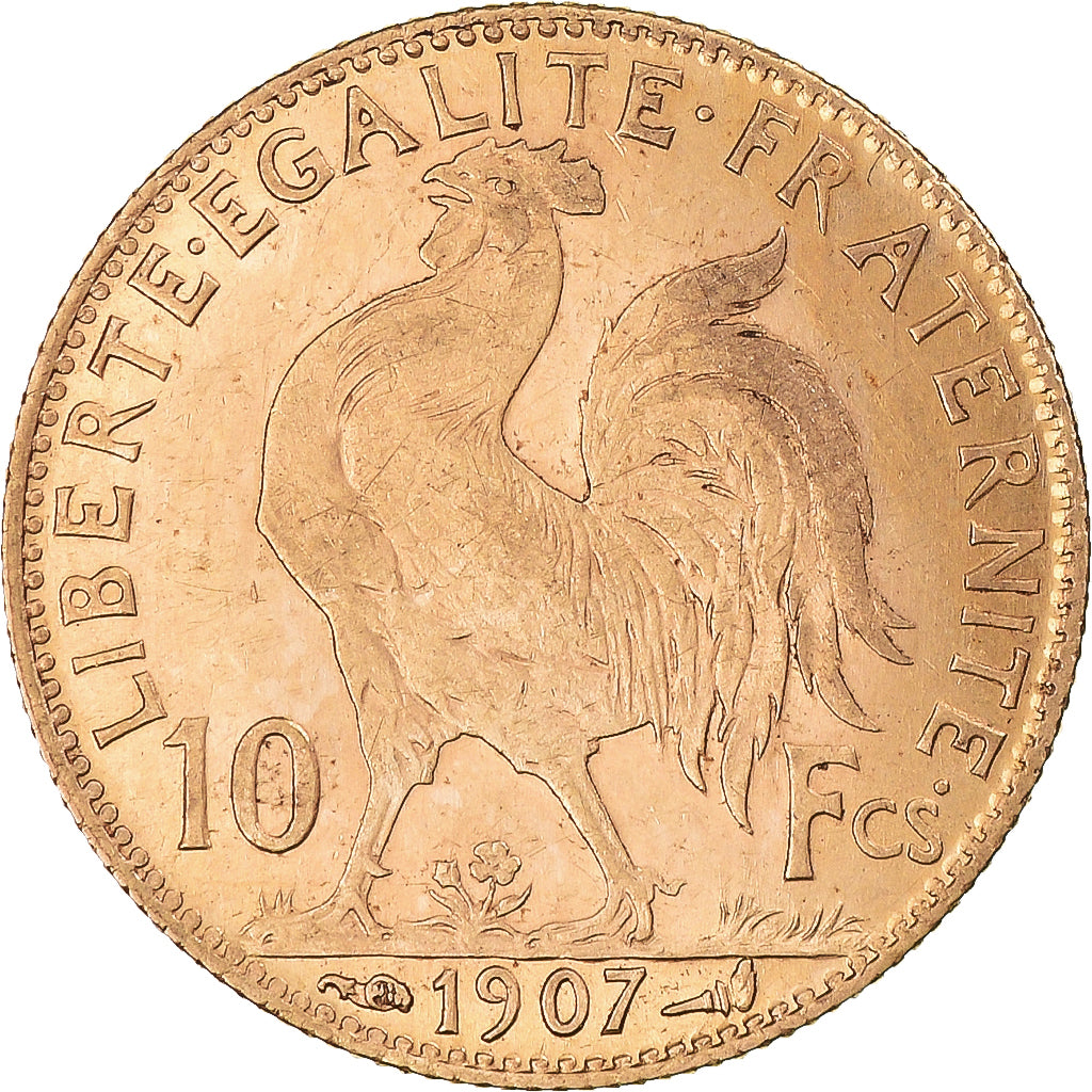 Monnaie, France, Marianne, 10 Francs, 1907, Paris, SUP, Or, Gadoury:1017
