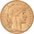 Moeda, França, Marianne, 20 Francs, 1901, Paris, Coq, AU(55-58), Dourado