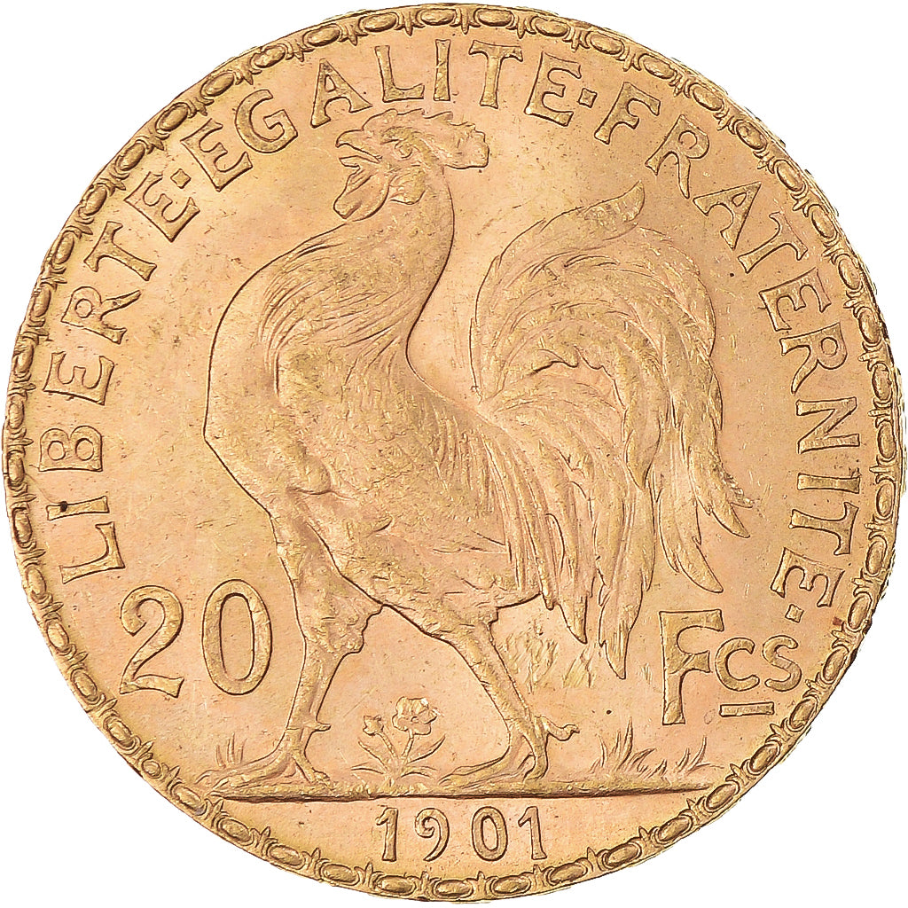 Monnaie, France, Marianne, 20 Francs, 1901, Paris, Coq, SUP, Or, Gadoury:1064