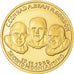 France, Medal, Apollo XII, Second moonlanding, 1969, MS(64), Gold