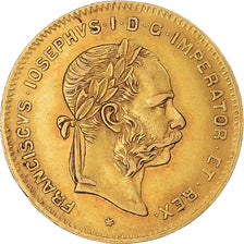 Moneta, Austria, Franz Joseph I, 4 Florin 10 Francs, 1885, Vienna, AU(55-58)