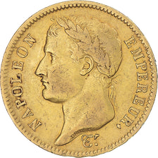 Coin, France, Napoleon I, 40 Francs, 1811, Paris, EF(40-45), Gold, KM:696.1