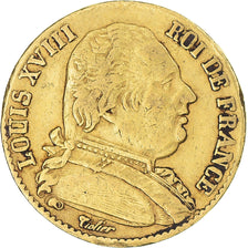 Monnaie, France, Louis XVIII, 20 Francs, 1815, Bayonne, TTB, Or, Gadoury:1026