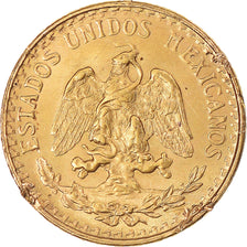 Coin, Mexico, 2 Pesos, 1945, Mexico City, MS(60-62), Gold, KM:461