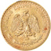 Coin, Mexico, 2 Pesos, 1945, Mexico City, MS(65-70), Gold, KM:461