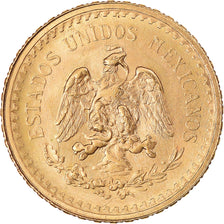Coin, Mexico, 2-1/2 Pesos, 1945, Mexico City, MS(63), Gold, KM:463