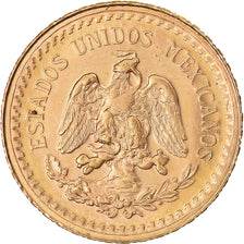 Coin, Mexico, 2-1/2 Pesos, 1945, Mexico City, MS(65-70), Gold, KM:463