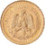 Moeda, México, 2-1/2 Pesos, 1945, Mexico City, MS(65-70), Dourado, KM:463