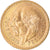 Moeda, México, 2-1/2 Pesos, 1945, Mexico City, MS(65-70), Dourado, KM:463