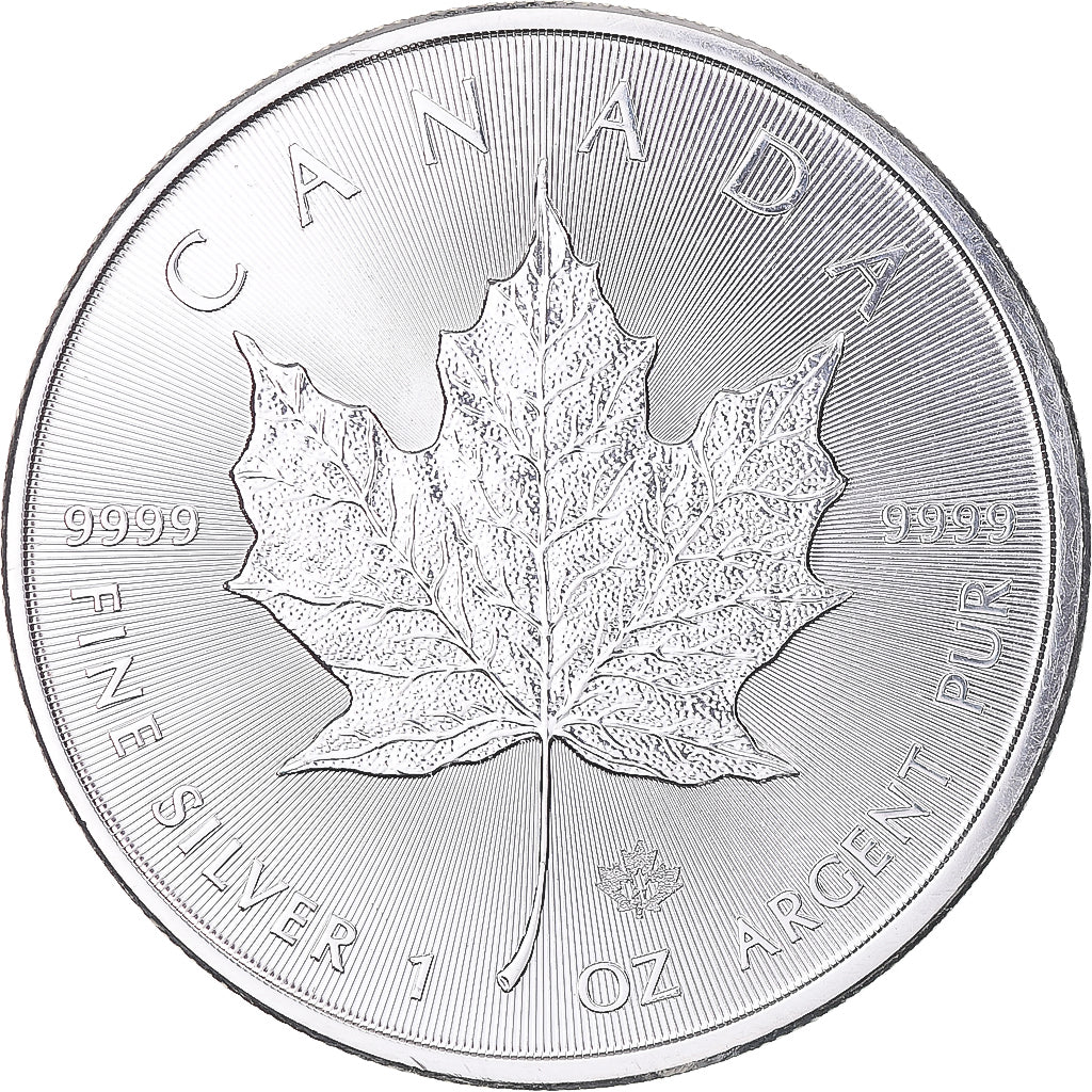 Coin, Canada, Elizabeth II, Mapple Leaf, 1 Oz, 5 Dollars, 2021, Royal Canadian