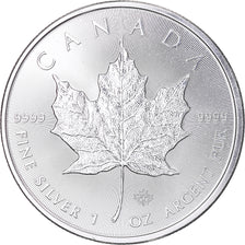 Coin, Canada, Elizabeth II, Mapple Leaf, 1 Oz, 5 Dollars, 2021, Royal Canadian