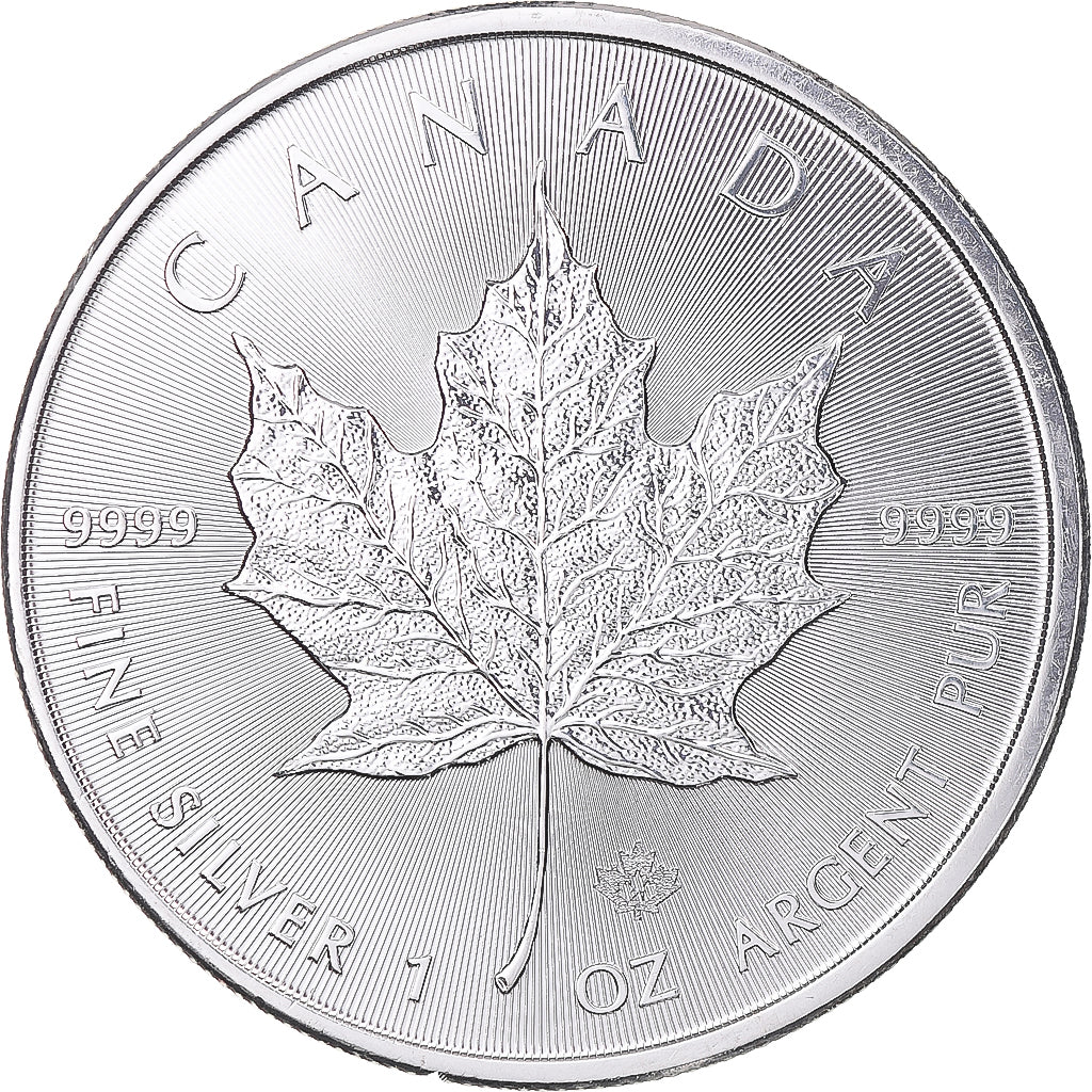 Coin, Canada, Elizabeth II, Mapple Leaf, 1 Oz, 5 Dollars, 2021, Royal Canadian