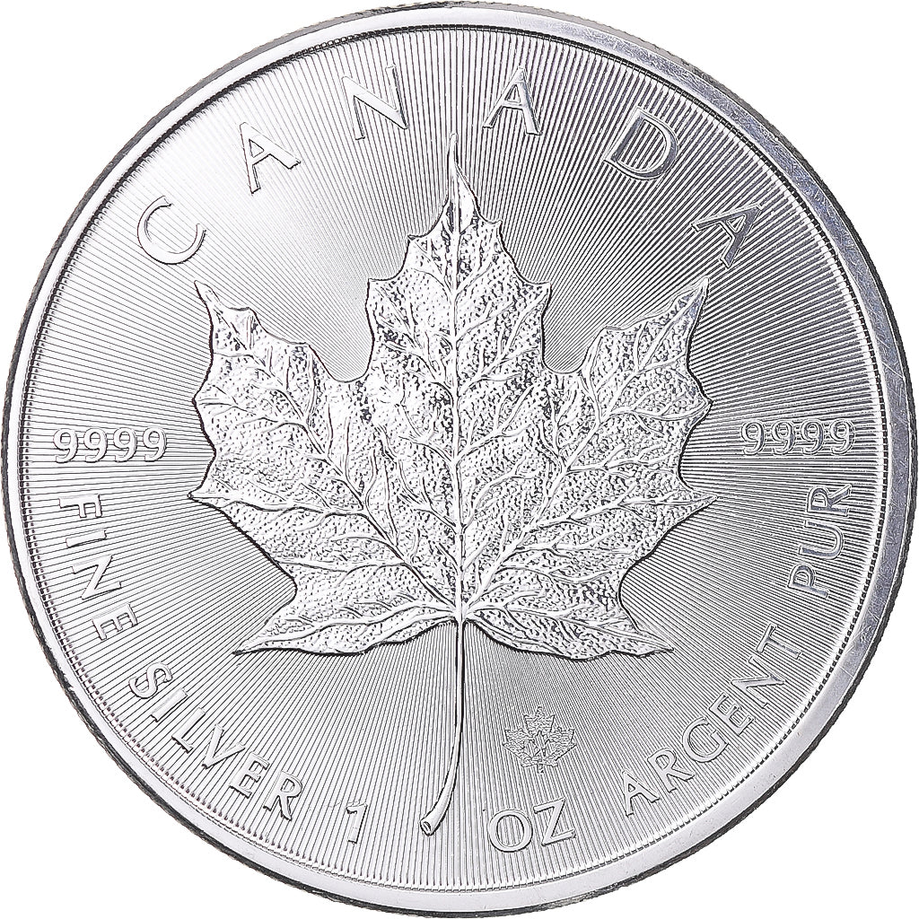 Coin, Canada, Elizabeth II, Mapple Leaf, 1 Oz, 5 Dollars, 2021, Royal Canadian