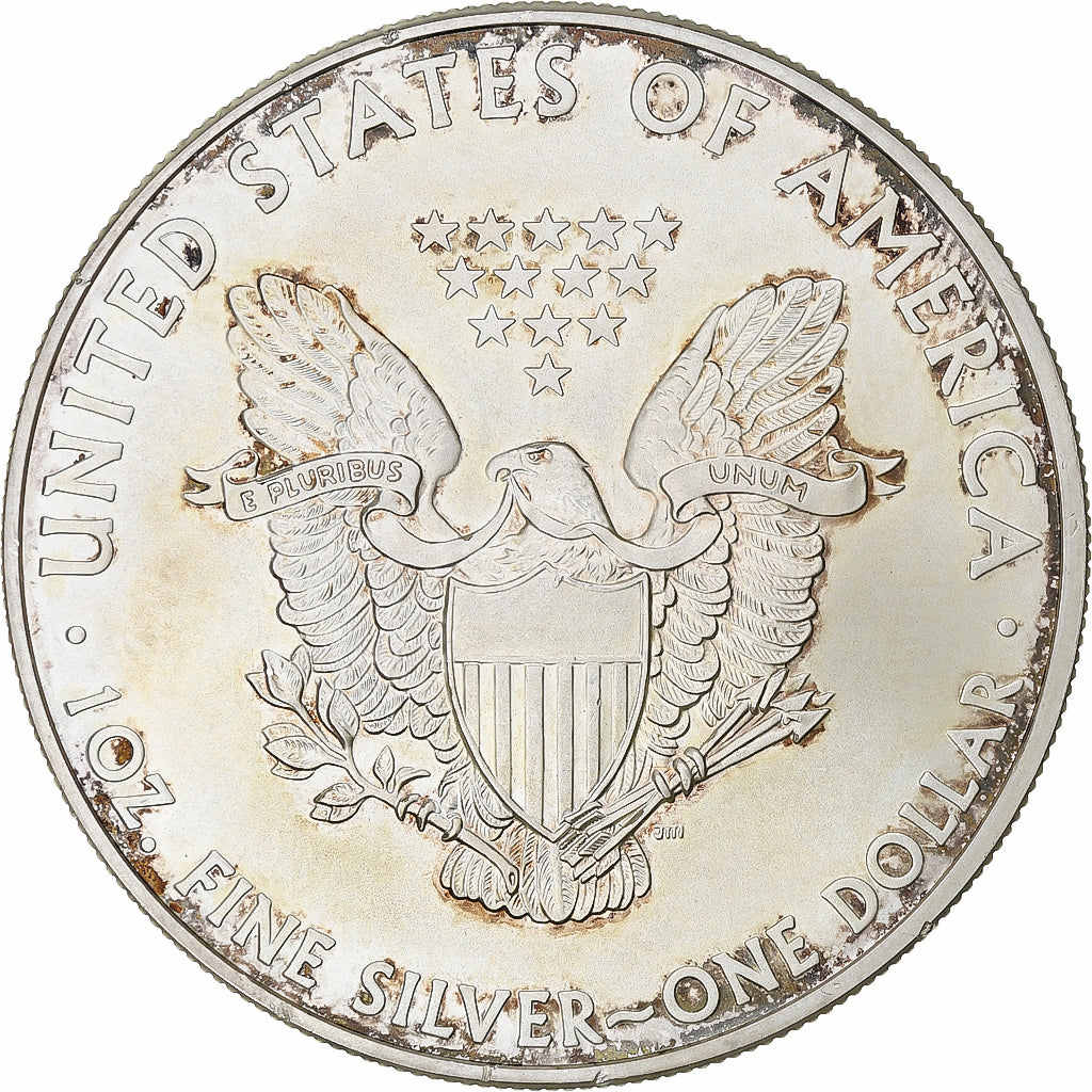 Coin, United States, Silver Eagle, 1 Oz, Dollar, 2008, Philadelphia, AU(55-58)