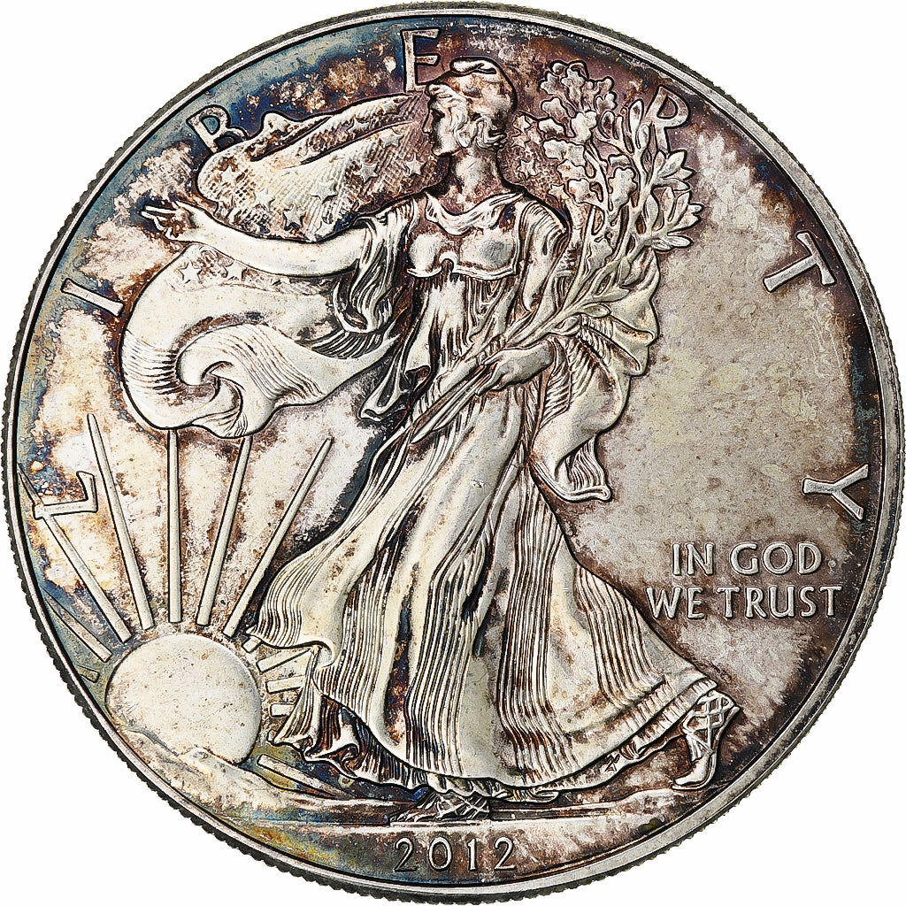 Coin, United States, Silver Eagle, 1 Oz, Dollar, 2012, Philadelphia, MS(63)
