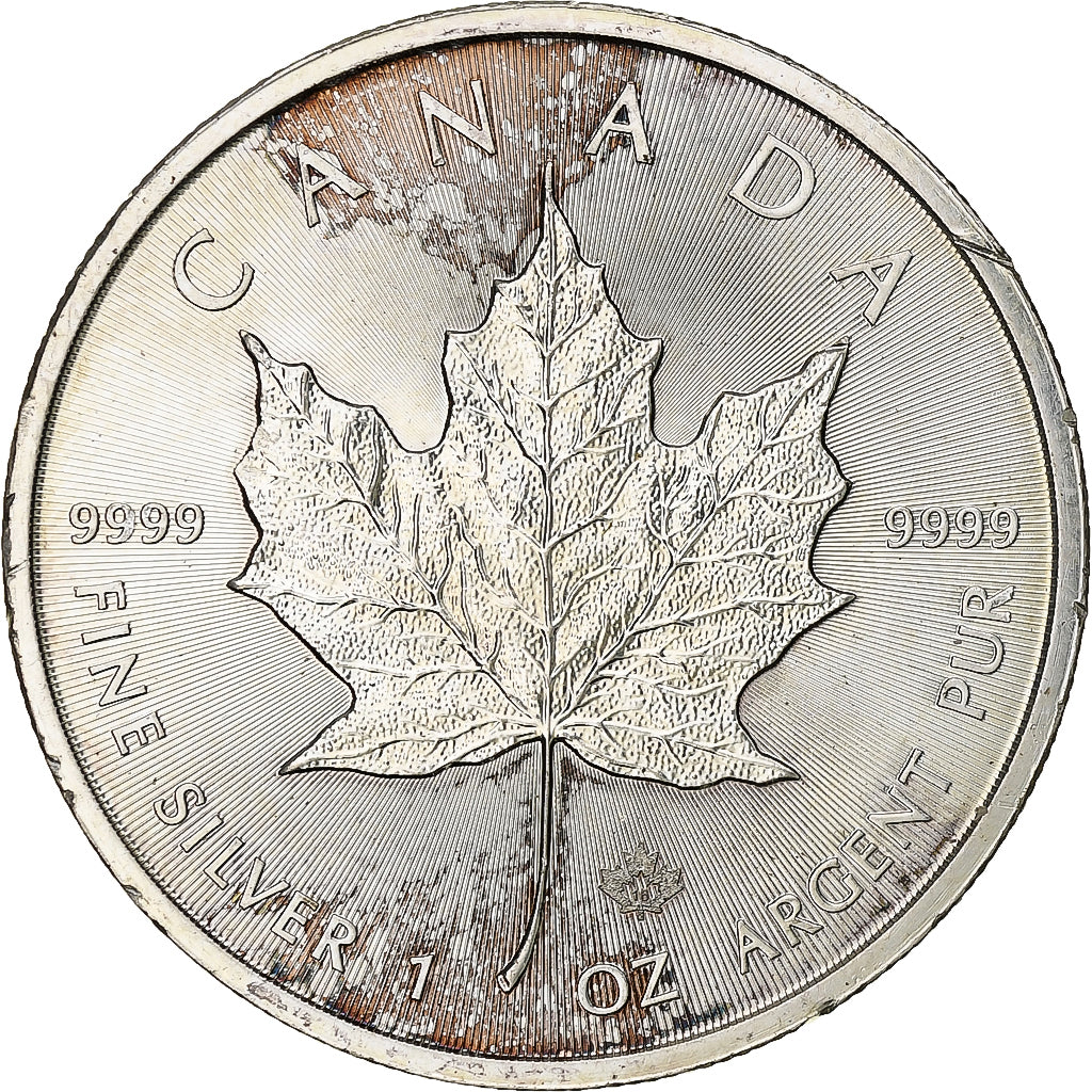 Coin, Canada, Mapple Leaf, 1 Oz, 5 Dollars, 2016, Royal Canadian Mint