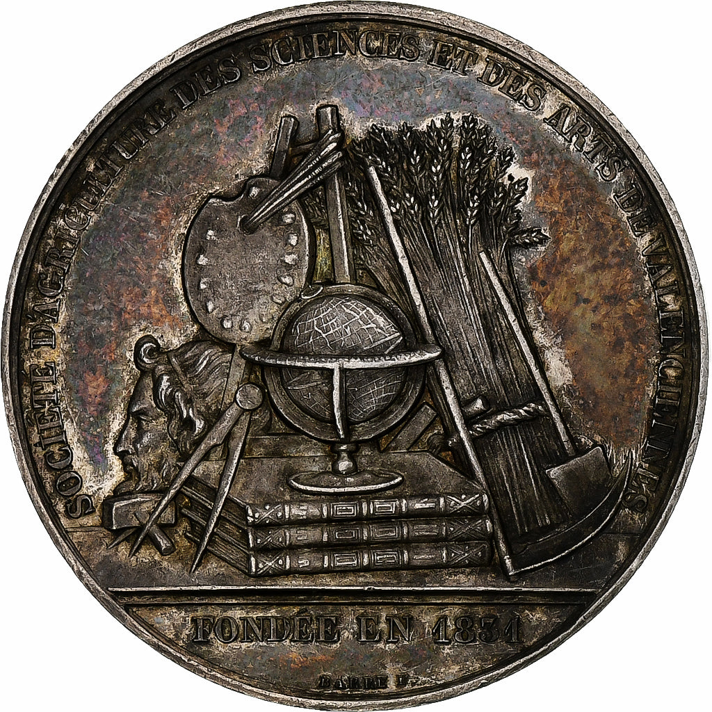 França, medalha, Société d'Agriculture des Sciences et des Arts de