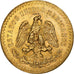 Moeda, México, 50 Pesos, 1925, Mexico City, MS(60-62), Dourado, KM:481