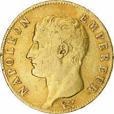Moneda, Francia, Napoleon I, 20 Francs, AN 13, Paris, BC+, Oro, KM:663.1
