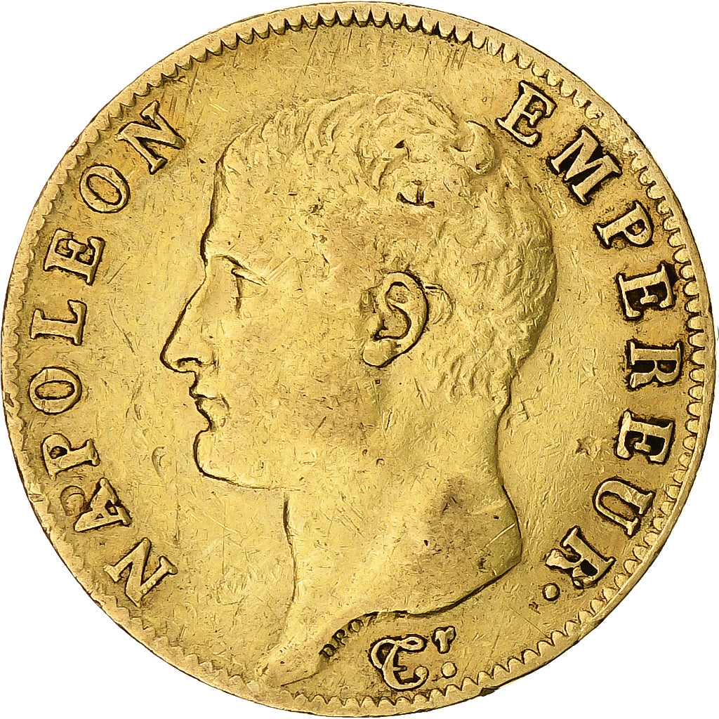 Monnaie, France, Napoleon I, 20 Francs, AN 14, Paris, TTB, Or, Gadoury:1022