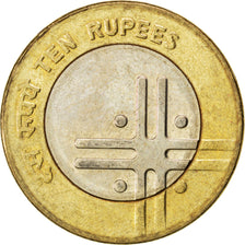 Coin, INDIA-REPUBLIC, 10 Rupees, 2006, AU(55-58), Bi-Metallic, KM:353