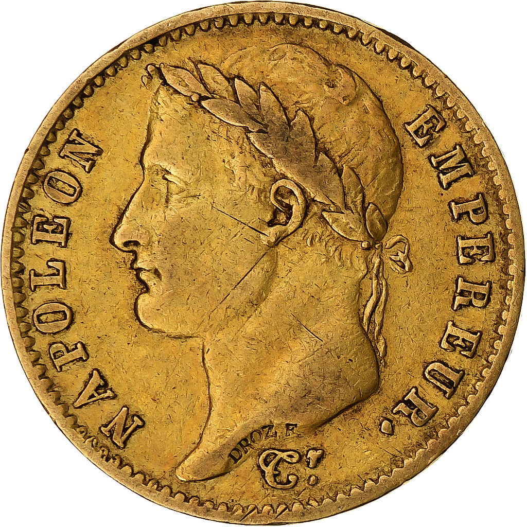 Coin, France, Napoleon I, 20 Francs, 1808, Paris, EF(40-45), Gold, KM:687.1