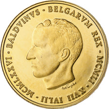 Münze, Belgien, Baudouin I, 25th Anniversary of Accession, 20 Francs, 20 Frank