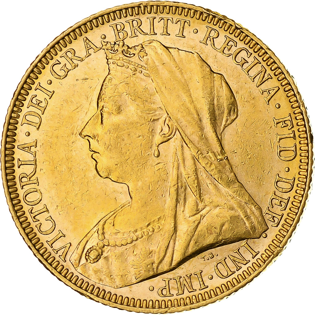 Moeda, Austrália, Victoria, Sovereign, 1894, Melbourne, AU(50-53), Dourado