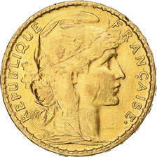 France, Marianne, 20 Francs, 1904, Paris, Faux d'époque, TTB, Or, Gadoury:1064