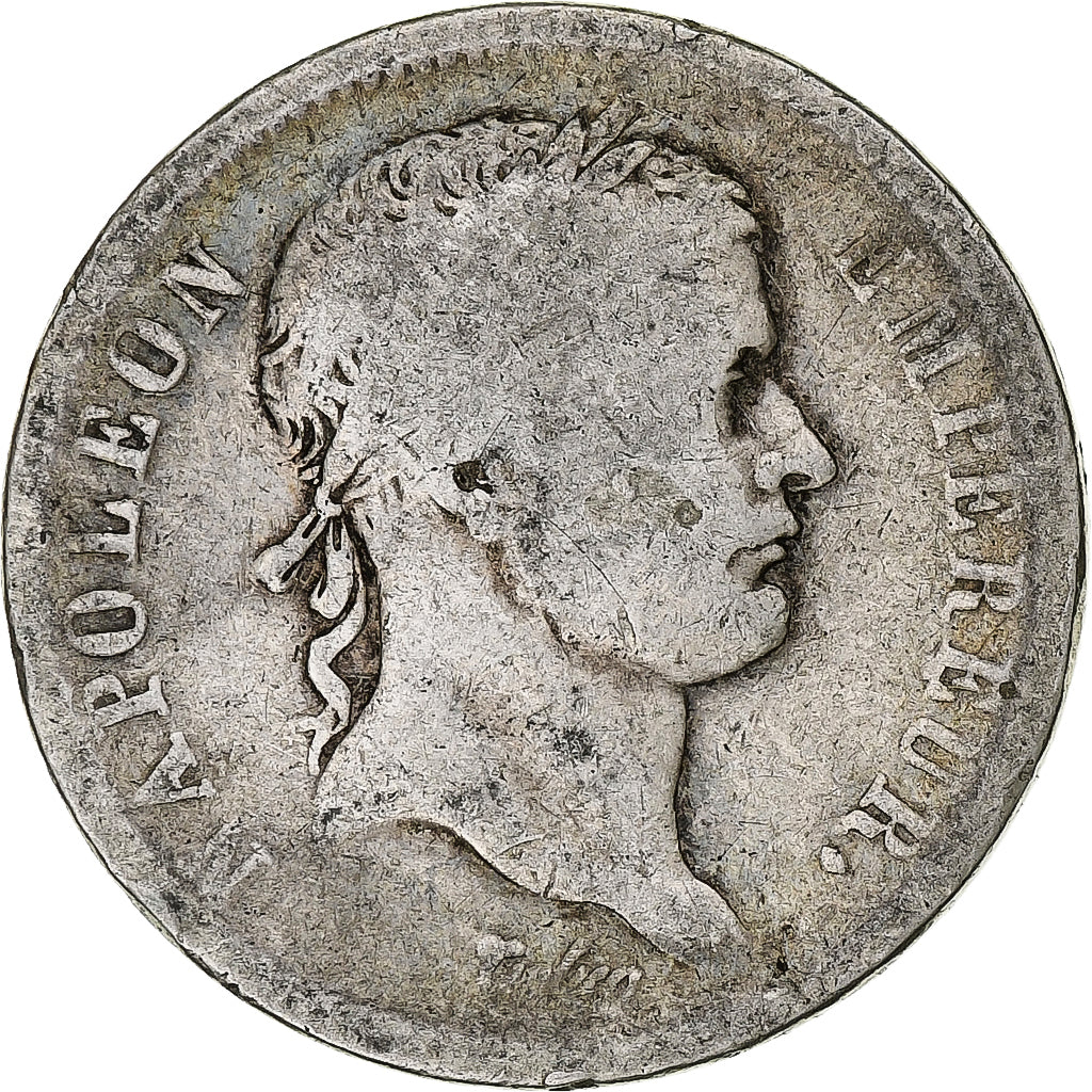 Frankrijk, Napoleon I, 2 Francs, 1812, Toulouse, ZG, Zilver, KM:693.10