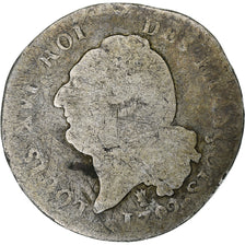 Francia, Louis XVI, 15 Sols, 1792, Limoges, M+, Argento, KM:604.5, Gadoury:36