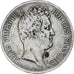 France, Louis-Philippe, 5 Francs, 1831, Bordeaux, Tranche en creux, TB+, Argent