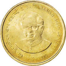 Monnaie, INDIA-REPUBLIC, 5 Rupees, 2010, SPL, Nickel-brass, KM:377