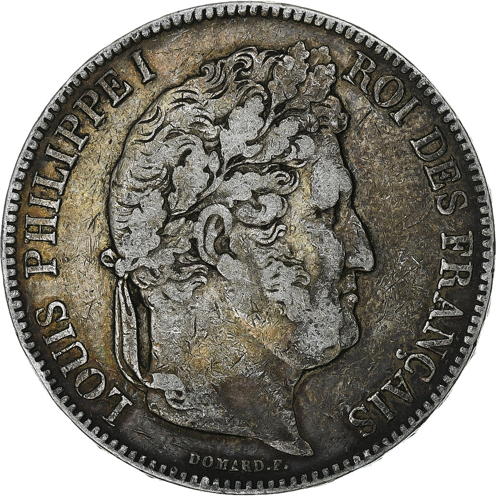 Frankreich, Louis-Philippe, 5 Francs, 1842, Rouen, S+, Silber, KM:749.2