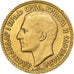 Yugoslavia, Alexander I, 20 Dinara, 1925, Paris, AU(55-58), Gold, KM:7