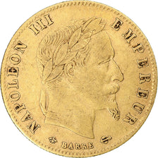 Francja, Napoleon III, 5 Francs, 1862, Paris, Złoto, VF(30-35), Gadoury:1002