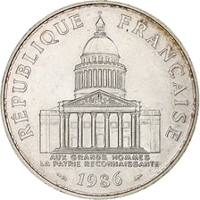 Francja, 100 Francs, Panthéon, 1986, Paris, Srebro, MS(60-62), Gadoury:898, Le