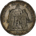 France, 5 Francs, Hercule, 1848, Bordeaux, Silver, VF(20-25), Gadoury:683, Le
