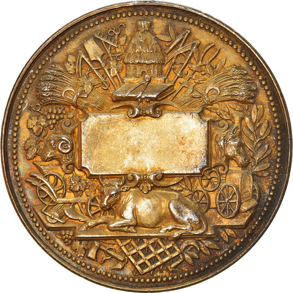 France, Médaille, Société des agriculteurs de France, Trotin, SUP, Argent