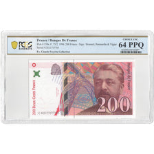 France, 200 Francs, Eiffel, 1996, F, graded, PCGS, 47213697, UNC(64)