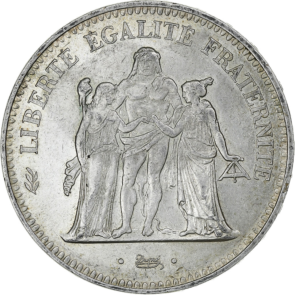Francia, 50 Francs, Hercule, 1974, Paris, Avers 20 francs, Argento, BB+