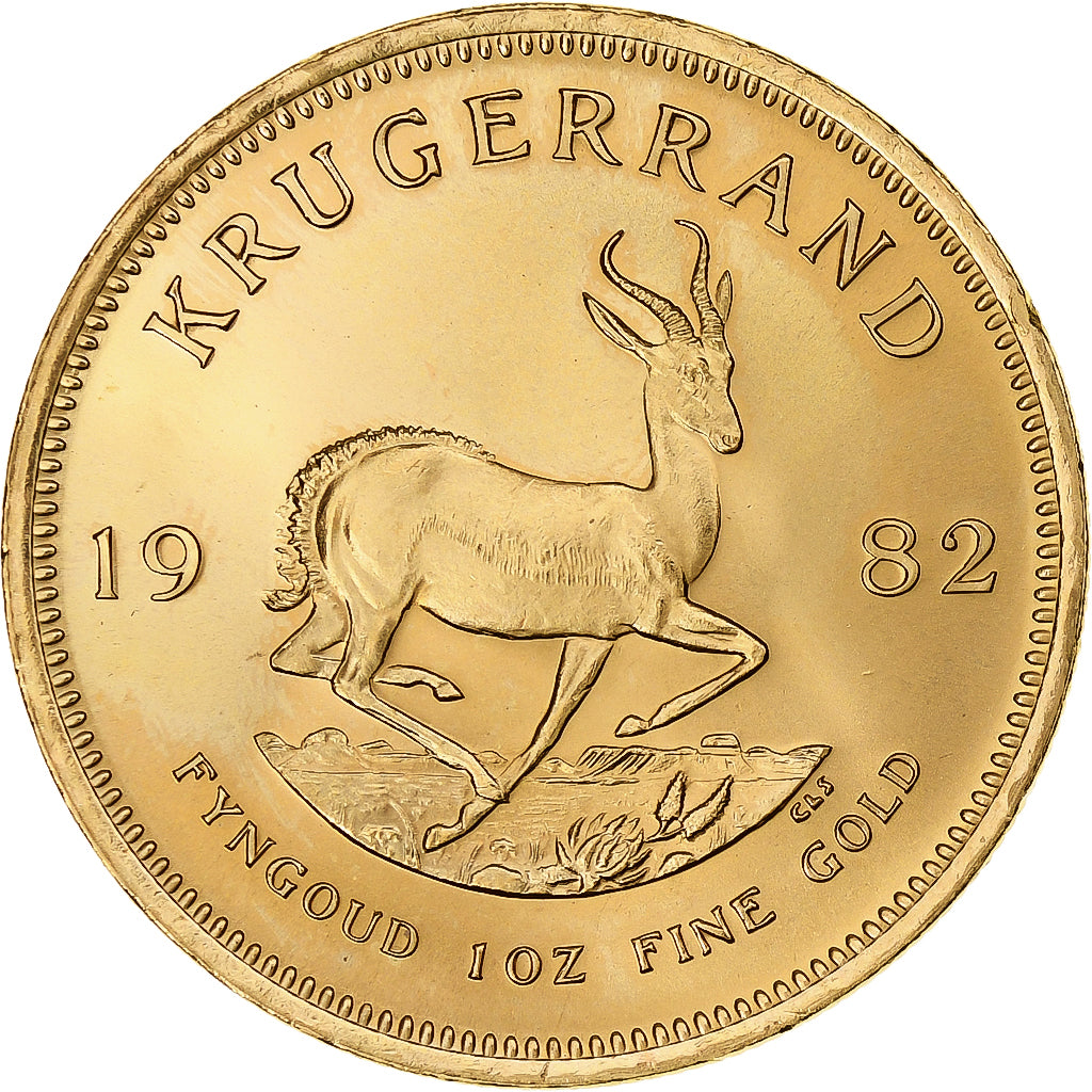 Südafrika, Krugerrand, 1982, Pretoria, 1 Oz, Gold, STGL, KM:73