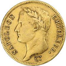 Francia, Napoleon I, 40 Francs, 1811, Paris, Oro, MBC, Gadoury:1084, Le