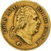 França, Louis XVIII, 40 Francs, 1818, Lille, Dourado, AU(50-53), Le