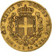 DEPARTAMENTY WŁOSKIE, SARDINIA, Carlo Alberto, 20 Lire, 1838, Genoa, Złoto