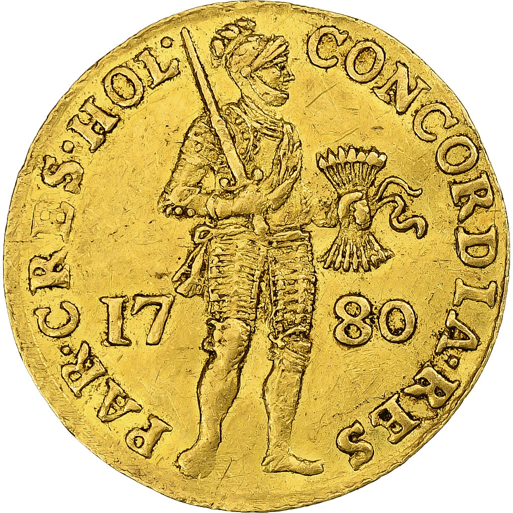 Niederlande, HOLLAND, Ducat, 1780, Dordrecht, Gold, SS+, KM:12.3
