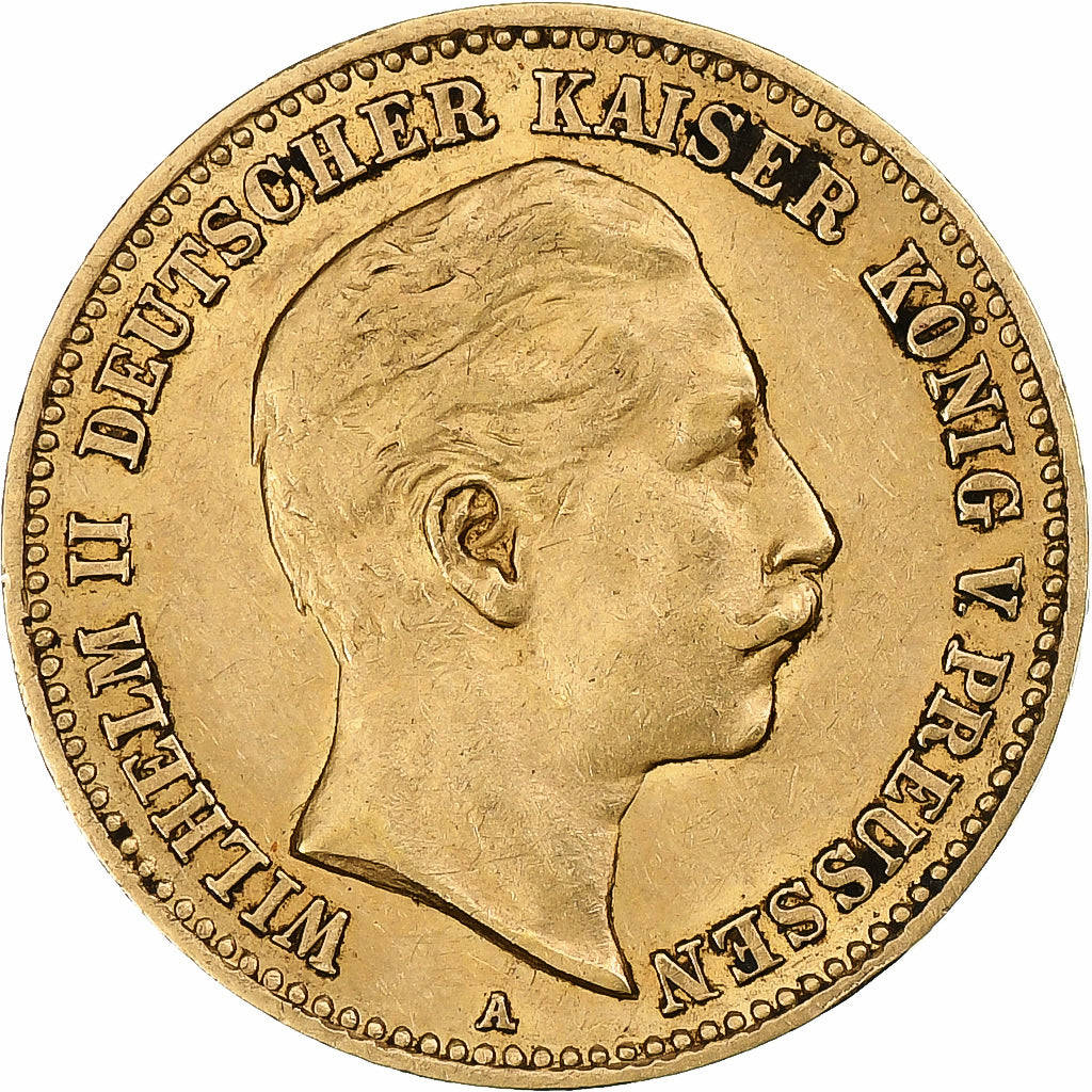 Etats allemands, PRUSSIA, Wilhelm II, 10 Mark, 1898, Berlin, Or, TTB+, KM:520